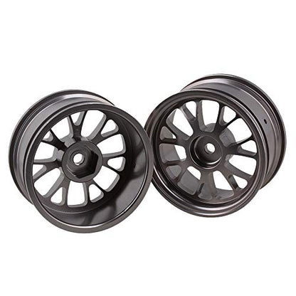 Mxfans 4Pcs Titanium Y-Shape Aluminum Alloy Wheel Rims for RC 1:10 On-Road Car