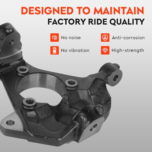 Front Left Right Steering Knuckle for Chevy Silverado GMC Sierra 1500 99-06, HD Classic 07, Suburban 1500 Tahoe Yukon 00-06, Avalanche 1500 02-06, Cadillac Escalade 02-06, ESV 03-06, EXT 02-06