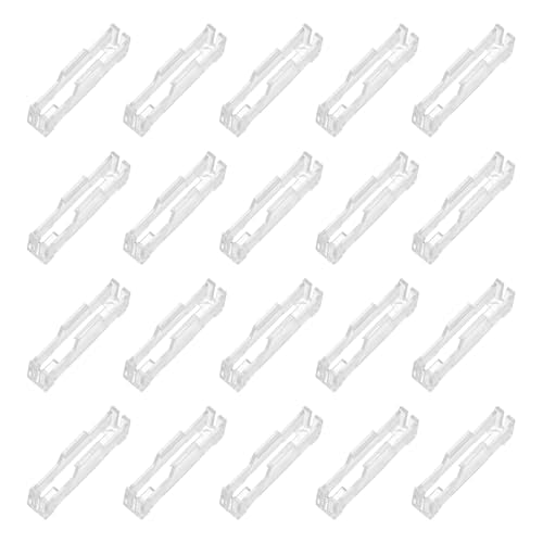 MECCANIXITY 40 Pcs Servo Extension Cable Clips Lock, Servo Cable Safety Connector Lead Wire Buckle Lock for RC Car Plane Boat DIY Y Adapter Cable, Clear - color: Clear