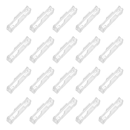 MECCANIXITY 40 Pcs Servo Extension Cable Clips Lock, Servo Cable Safety Connector Lead Wire Buckle Lock for RC Car Plane Boat DIY Y Adapter Cable, Clear - color: Clear