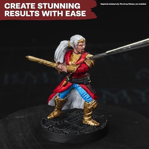 The Army Painter, Speedpaint 2.0 Fantasy Colours Bundle, 6 x 18 ml | Oro, bianco, nero, rosso, blu e marrone, per dipingere miniature Warhammer e Dungeons and Dragons - color: Fantasy Colours