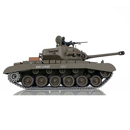 TOUCAN RC HOBBY US in Stock Henglong 1/16 Scale 7.0 Upgraded M26 Pershing RTR RC Tank 3838 Metal Tracks BB Airsoft that Shooting BB Bullets - color: Upgraded