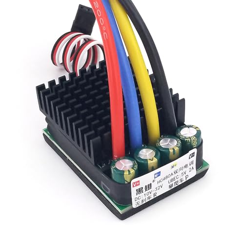 3S-7S 10V-32V 50A 480A Brushed ESC Speed Controller BEC 5V 2A for DC Brush Motor 550 775 795 RC Boat RC Car Tank Crawler Truck