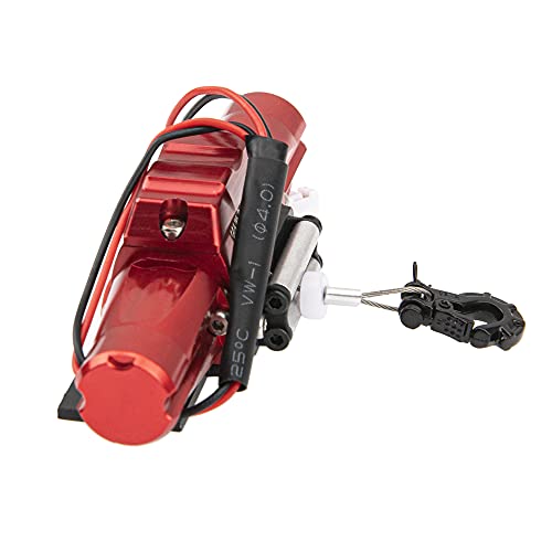 RC Car Winch,Universal Simulation Winch with Dual Motor Compatible with Traxxas TRX4 Axial SCX10 90046 D90 1/10 Scale RC Crawler Car