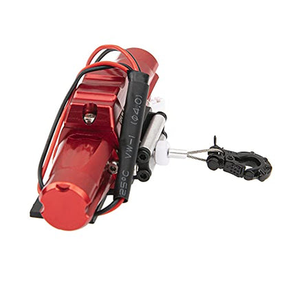 RC Car Winch,Universal Simulation Winch with Dual Motor Compatible with Traxxas TRX4 Axial SCX10 90046 D90 1/10 Scale RC Crawler Car