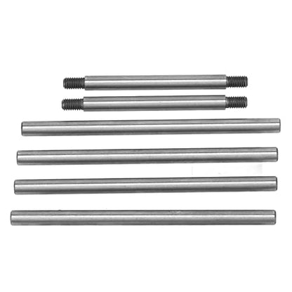 RC Car Suspension Parts, Hingepin Kingpin Set Steel Arm, Durable Lightweight for 1/10 Scale RC Buggy Off Road Truck Enthusiasts