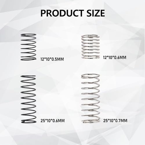 DSS18 Shocks 51MM Oil-Filled Dual Spring Shock Absorber CNC Long Threaded Oil Damper With Spring For TRX4MT TRX4M Upgrades 1/18 RC Crawler - style: 51mm black
