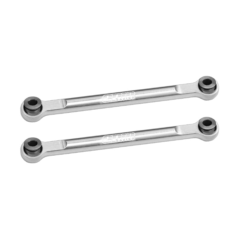 GPM 7075 Alloy Front Steering Toe Links for Mini Maxx Monster Truck-107154-1 (Silver) - color: Silver