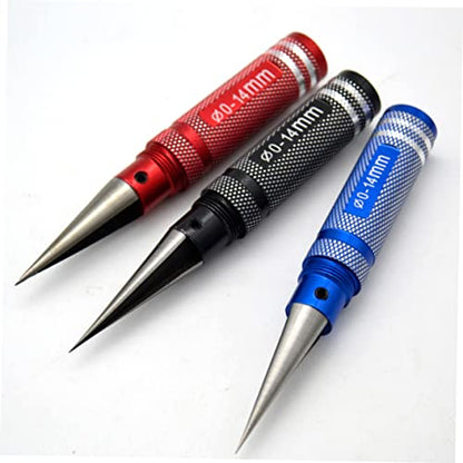 KALLORY 1pc Model Aircraft Hole Expander Reamer Drill Tool Rc Car Shell Puncher DIY Model Kit Accessories High Strength Metal Safety