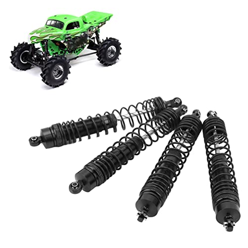 RiToEasysports Aluminum Alloy RC Shock Absorber Set for LOSI 1/8 LMT Axle RC Cars, 5.3 Inch Length, 4 Pieces