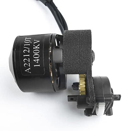 MORLORDY RC Brushless Conversion Kit Motor Mount with Pinion Spur for 1/24 RC Crawler Car Axial SCX24 Upgrades Parts