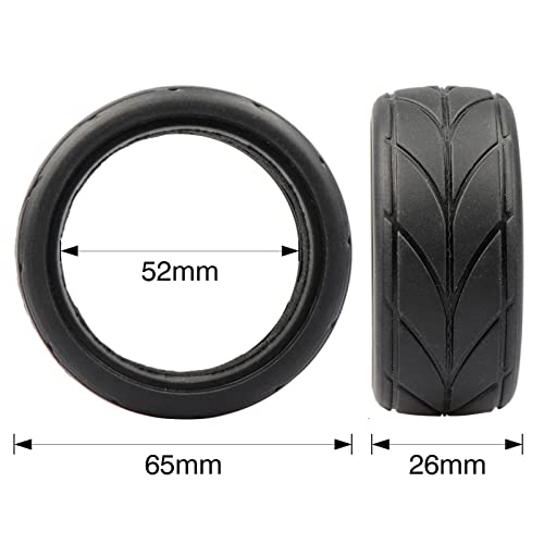 4pcs 1/10 RC Drift Tires 65 * 26mm for 1/10 RC On-Road Car