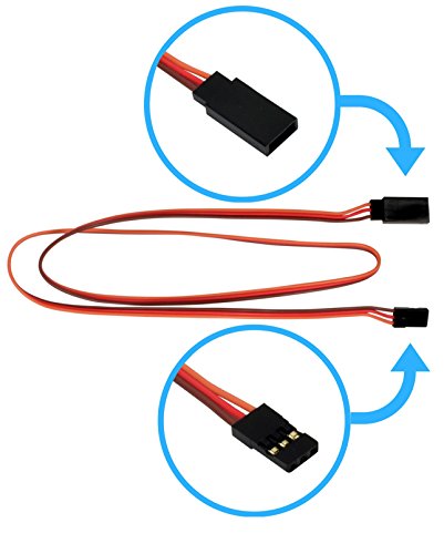 JR Style 24" / 600mm Servo Extension - 5 Pack #1022
