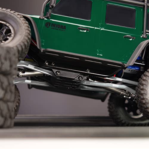 INJORA High Clearance Chassis Links CNC Aluminum Links Set for TRX4M Defender Bronco 1/18 Upgrade Parts (Grey)
