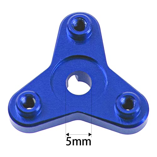 Aluminum Alloy Slipper Clutch Eliminator Compatible with Traxxas E-Maxx E-Revo Summit T-Maxx 3.3 Revo 3.3 1/10 RC Car Upgrade Parts (Blue) - color: Blue
