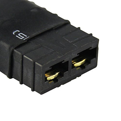 3pcs Compatible with TRX Female to XT60 Male Connector Adapter for Zippy Revo Slash(Pack of 3)