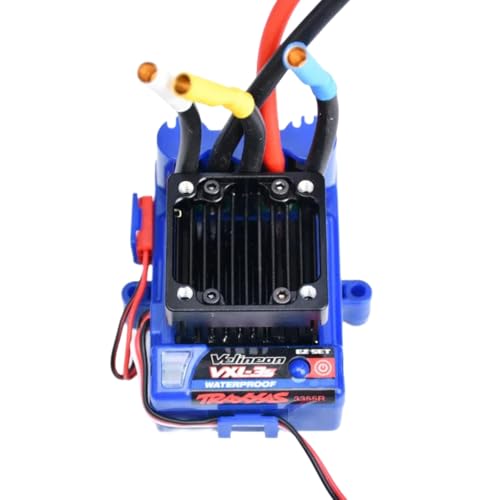 GPM 6061-T6 Alloy Esc High Speed Cooling Fan 28000 RPM (Bl-2S: 3383 and Velineon Vxl-3S: 3355R) for Mini Xrt Vxl 3S-108076-1 (Red) - color: Red