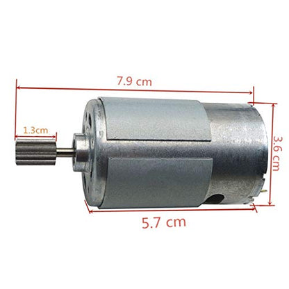 weelye 2 Pcs Universal 550 15000RPM Electric Motor RS550 12V Motor Accessories for Kids Electric Cars Children Ride On Toys Replacement Parts