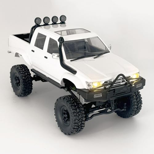 WPLDEWAN WPL C64-1 RC Crawler 1/16 Scale RC Truck 4x4 Off Road | Remote Control Rock Crawler All Terrain Pickup RTR 260 Motor Upgraded Chassis 2.4GHz Proportional Control Adult