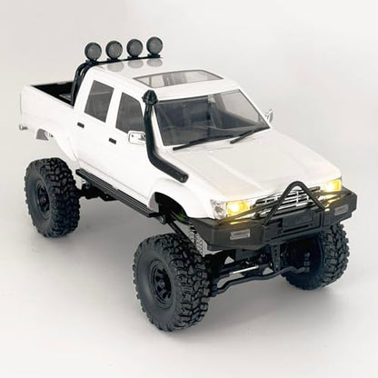 WPLDEWAN WPL C64-1 RC Crawler 1/16 Scale RC Truck 4x4 Off Road | Remote Control Rock Crawler All Terrain Pickup RTR 260 Motor Upgraded Chassis 2.4GHz Proportional Control Adult