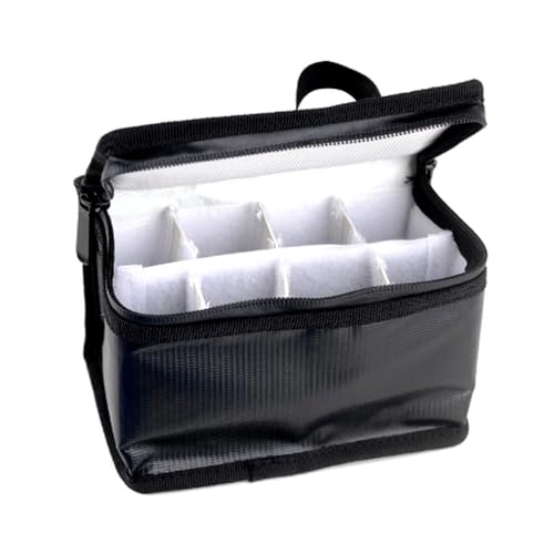 SpeedyFPV Portable Lipo Battery Safety Bag Guard Fireproof Fiberglass Charging Bag (3.5 x 4.5 x 6 Inches) - style: 3.5 X 4.5 X 6 Inches