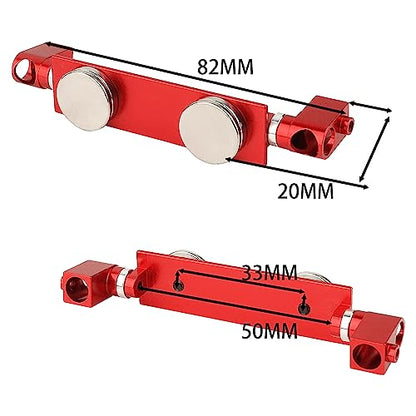 RC Magnetic Body Post Stealth Invisible Body Shell Mount Column Kit Compatible with HSP Sakura D3 XIS Himoto HPI Tamiya TT-01 TT-02 1/10 RC Touring Car Drift Car (red) - color: Red