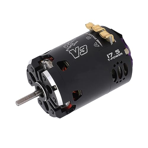 540 V3 Sensored Brushless Motor High Performance 2300kv for 1/10 1/12 RC Off Road Cars Black Purple Aluminum
