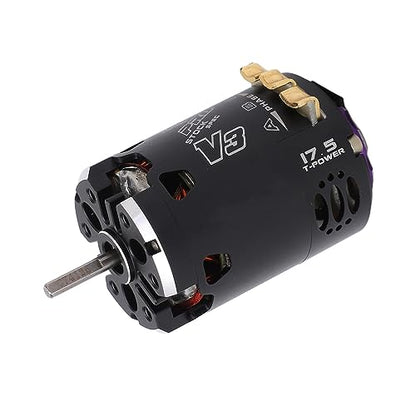 540 V3 Sensored Brushless Motor High Performance 2300kv for 1/10 1/12 RC Off Road Cars Black Purple Aluminum