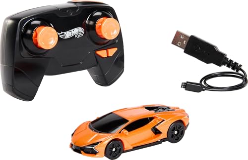Hot Wheels RC 1:64 Scale Lamborghini Revuelto, Remote-Control Toy Car
