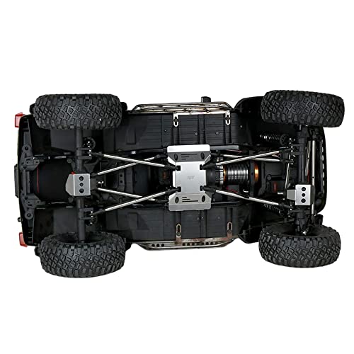 KYX Racing Stainless Steel Skid Plate Protector Chassis Guard Axle Guard for 1/6 RC Crawler Car Axial SCX6 AXI05000