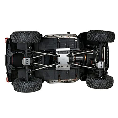 KYX Racing Stainless Steel Skid Plate Protector Chassis Guard Axle Guard for 1/6 RC Crawler Car Axial SCX6 AXI05000