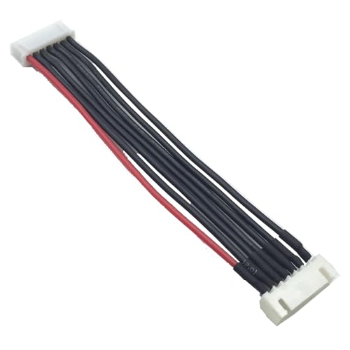 10pcs JST-XH 2S 3S 4S 5S 6S 2S-6S Balance Lead Extension Cable Male to Female Lipo Adapter Plug with 5.9inch 22AWG Silicone Wire (2pcs Each)