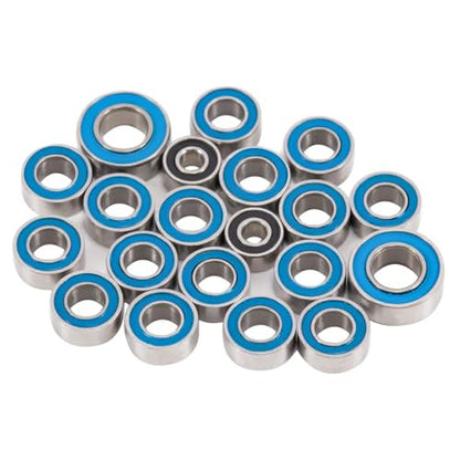 RC Crawlers Toys For Axial For SCX24 For JLU For Gladiator For Bronco C10 20Pcs Steel Sealed Bearings Set For Chassis Axles Transmission Replacement Parts