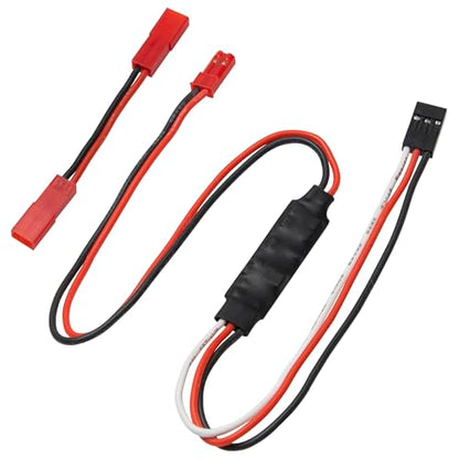 2Set Vgoohobby RC Winch Controller,RC Winch CH3 Control Cable Compatible with Traxxas TRX4 Axial SCX10 Tamiya 1/10 RC Crawler Car