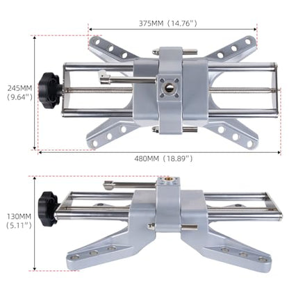 BARTOO Wheel Clamp & Magnetic Adapter for 11-25" Rims Wheel Alignment Tool | Magnetic Mount, For Camber Caster, DIY Tire Repair Tool Kit, Fits 11-25" Rims
