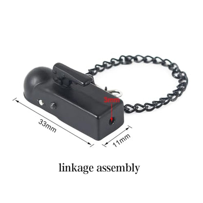 AMK 1/10 Scale RC Trailer Hitch Tow Hook, RC Trailer Hitch Receiver for RC Crawler Redcat GEN 8 Scout II CC01 TF2 TRX4 Axial SCX10 90046 (Linkage Assembly) - color: Linkage Assembly