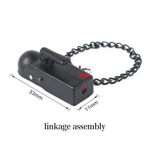 AMK 1/10 Scale RC Trailer Hitch Tow Hook, RC Trailer Hitch Receiver for RC Crawler Redcat GEN 8 Scout II CC01 TF2 TRX4 Axial SCX10 90046 (Complete Set) - color: Complete Set