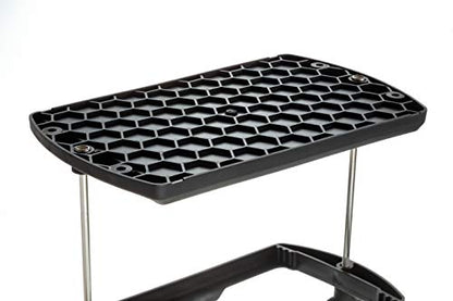 Attwood 9096-5 USCG-Approved 24 Series Heavy Duty Adjustable Hold-Down Marine Boat Battery Tray, Black