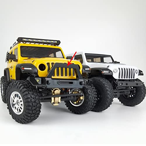 Que-T 1/24th RC Metal Front Bumper for Axial SCX24 AXI00002 JLU CRC 4WD-RTR Crawler Car Upgrade Parts