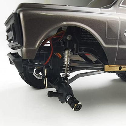 RC-Hub Heavy Coating Brass Counterweight Steering Knuckles Wheel Hex Diff Cover for 1/24 Axial SCX24 RC Crawler Car (Extended Wheel Hex) - color: Extended Wheel Hex