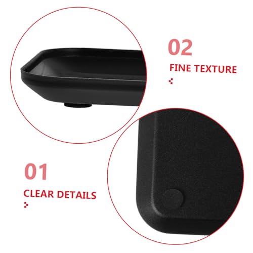 Aluminum Alloy Screw Holder Tray Small Parts Storage Plate for Rc Model Cars Garage Repairs and Crafts Magnetic Tray for Screw Organization Black