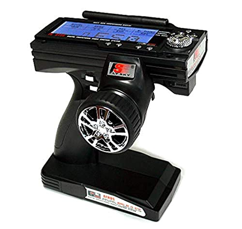Flysky FS-GT3B RC Transmitter with FS-GR3E Receiver, 2.4GHz 3 Channels Remote Controller and 3 Channels Receiver for RC Car Boat