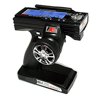 Flysky FS-GT3B RC Transmitter with FS-GR3E Receiver, 2.4GHz 3 Channels Remote Controller and 3 Channels Receiver for RC Car Boat