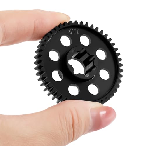 Steel Spur Gear 47T for Tra-xxas 1/16 Mini Maxx/Slash | 0.8 Module RC Gears Short Course Truck Upgrades