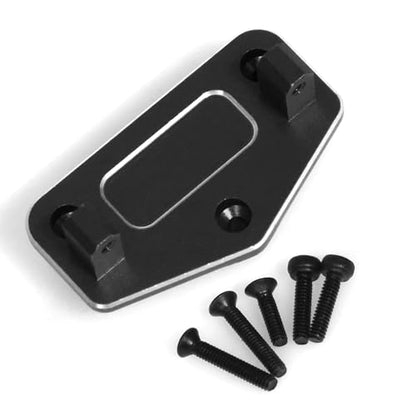 Aluminum Servo Mount Seat RC Upgraded Parts for LOSI 1/18 Mini LMT 4X4 Brushed Monster Truck RTR-LOS01026 RC Car, Black - color: Black Servo Mount