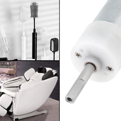 R280 DC Motor 3.7V 250RPM Flat Shaft Micro High Torque Gear Motor | Replaceable Micro Motor for Bottle Brush, Electric Scrubber, Toilet Brush