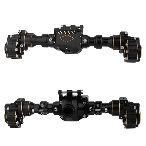 TRX4 Heavy Duty Brass+ Aluminum Portal Front Rear Axle Housing for 1/10 RC Crawler TRX-4 Defender Bronco G500 Chevrolet Metal Counterweight Upgrade Parts
