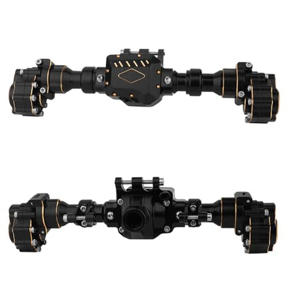 TRX4 Heavy Duty Brass+ Aluminum Portal Front Rear Axle Housing for 1/10 RC Crawler TRX-4 Defender Bronco G500 Chevrolet Metal Counterweight Upgrade Parts