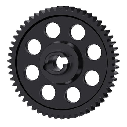 0.5M 55T Direct Drive Spur Gear for Losi 2WD Mini B Drag Mini-T | Steel Boxgear Main Gear Brushed/Brushless 1/16 1/18 RC Car - size: 55T