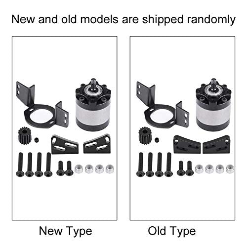 Model Accessory Planetary Gearbox Transmission Case Heavy Duty CNC Machined Aluminum Alloy RC Gearbox for D90 1/10 Scale RC Crawler Car Replacement Accessory